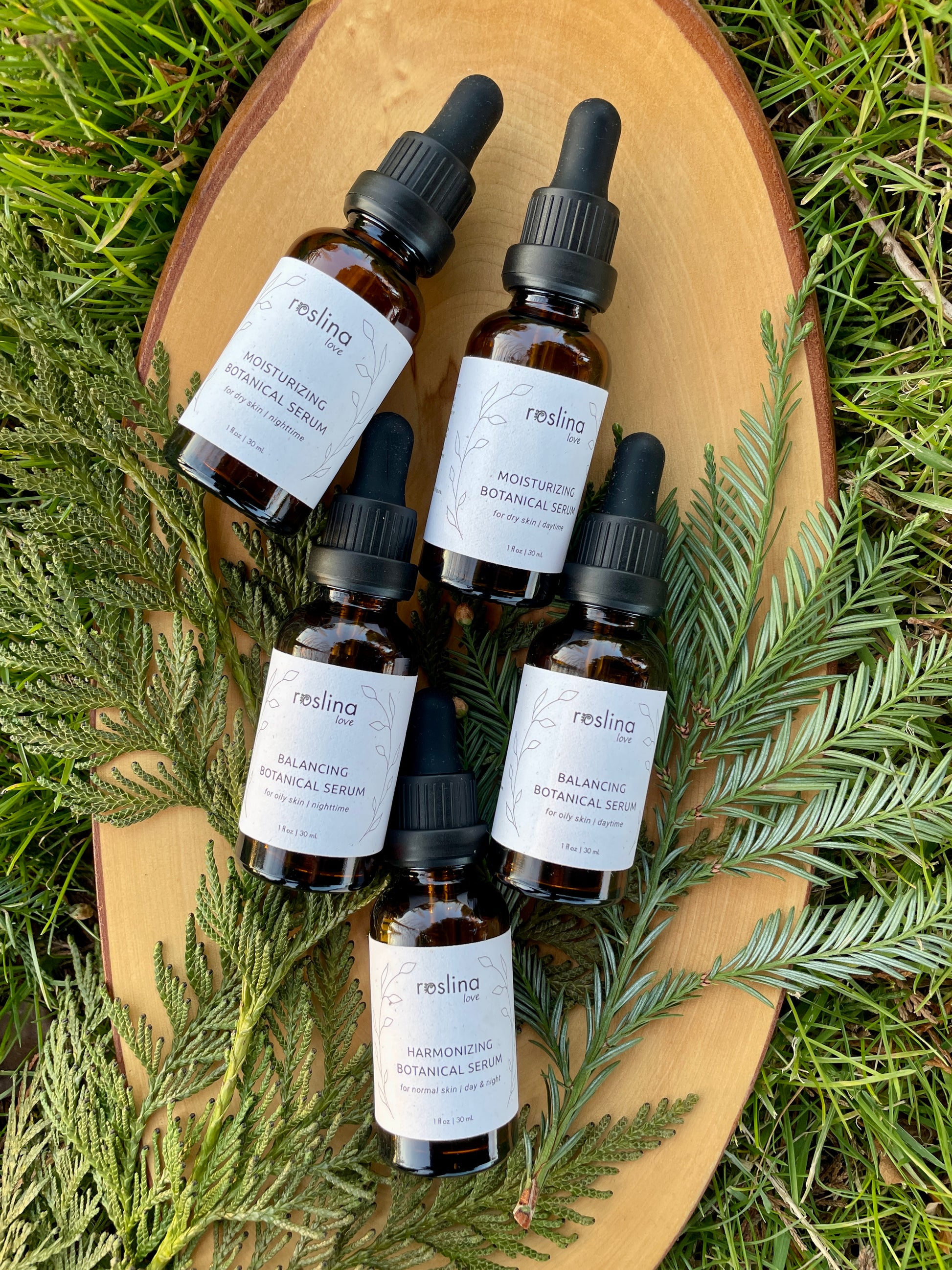 organic botanical face serums